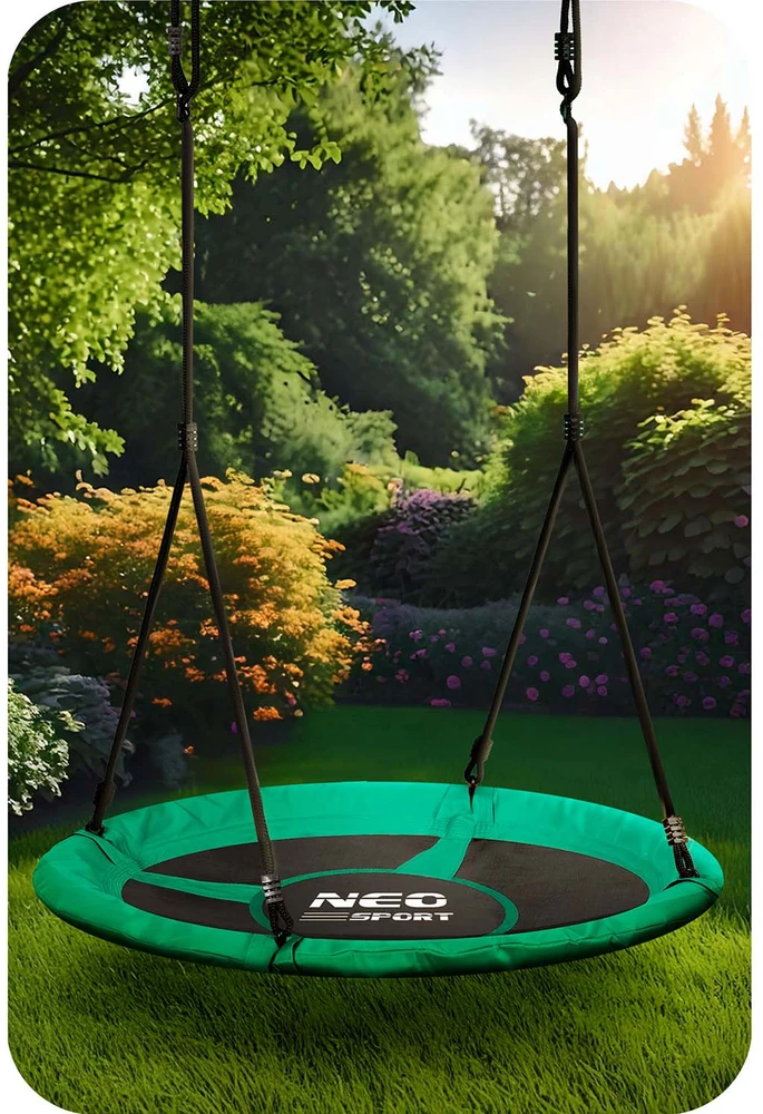 Neo-Sport SPORT Vaikiškos swingo sūpynės, Gandro lizdas, 120 cm