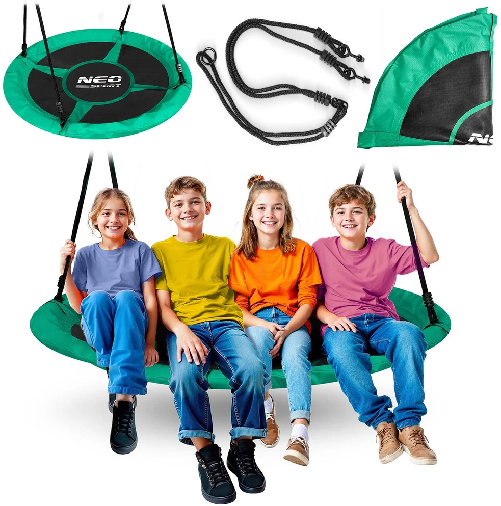 Neo-Sport SPORT Vaikiškos swingo sūpynės, Gandro lizdas, 120 cm