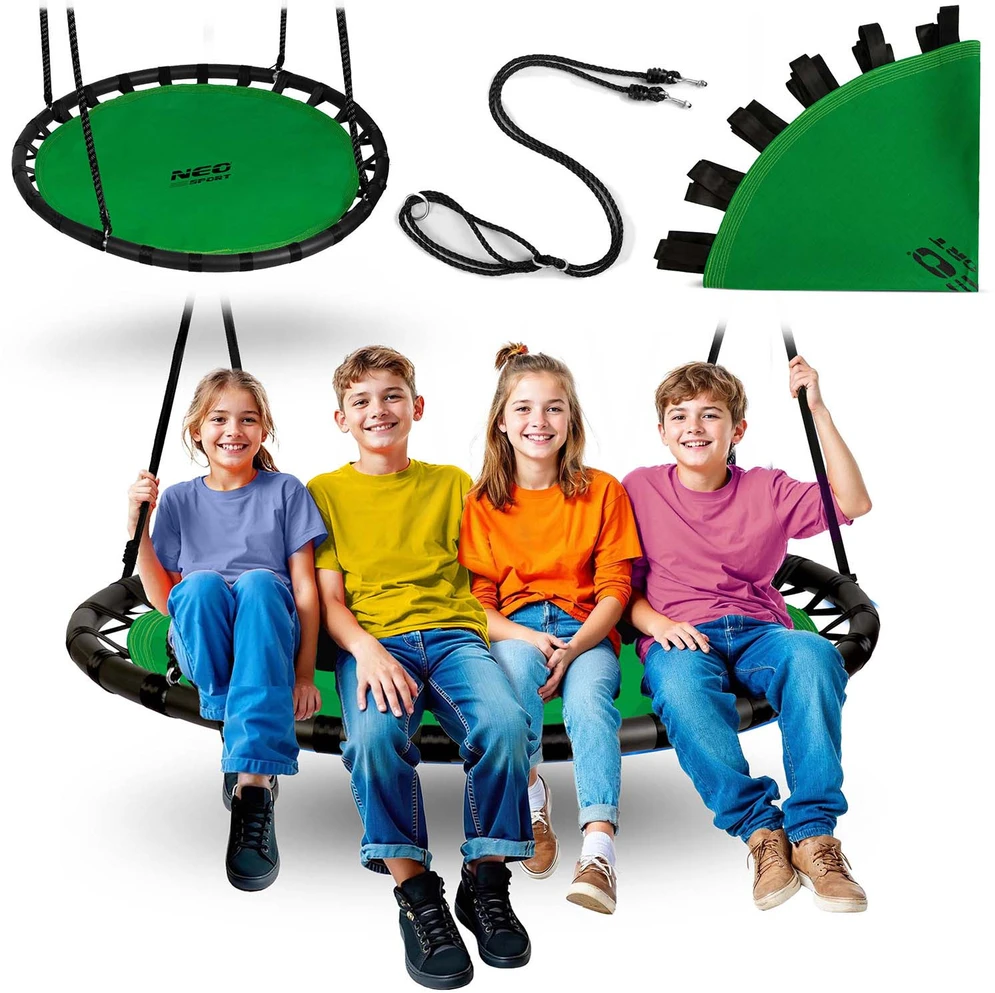 Neo-Sport SPORT Vaikiškos swingo sūpynės, Gandro lizdas, 120 cm