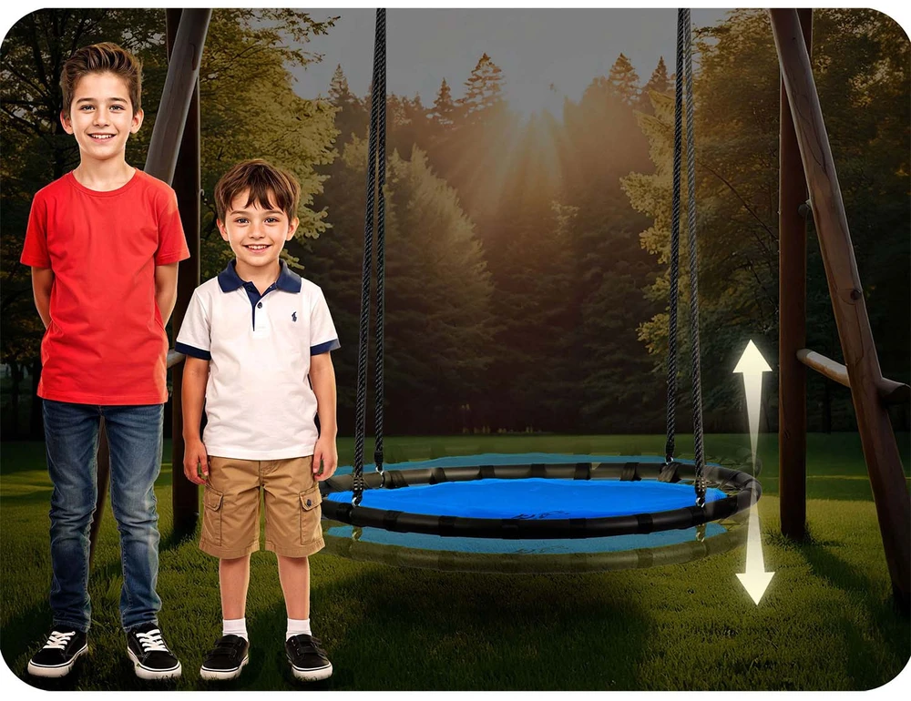 Neo-Sport SPORT Vaikiškos swingo sūpynės, Gandro lizdas, 120 cm