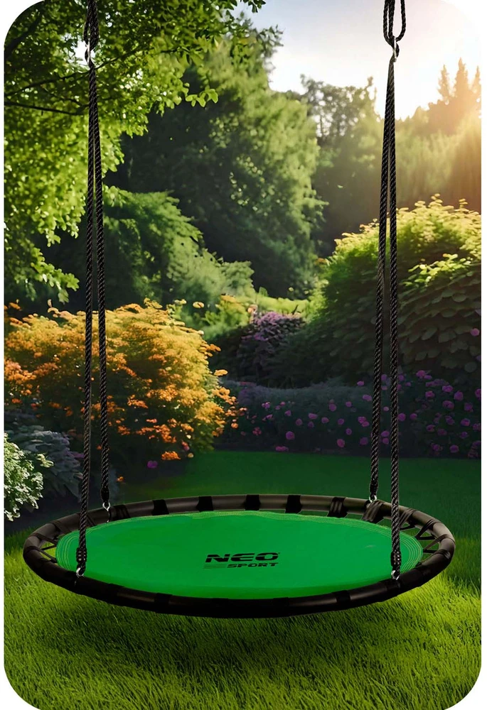 Neo-Sport SPORT Vaikiškos swingo sūpynės, Gandro lizdas, 120 cm