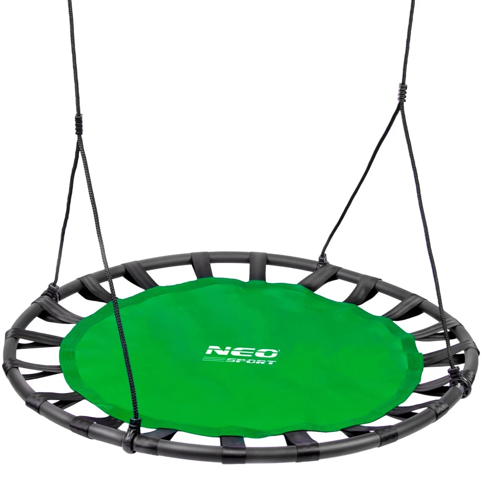 Neo-Sport Sūpynės gandro lizdui SWINGO XXL 120 cm žalios