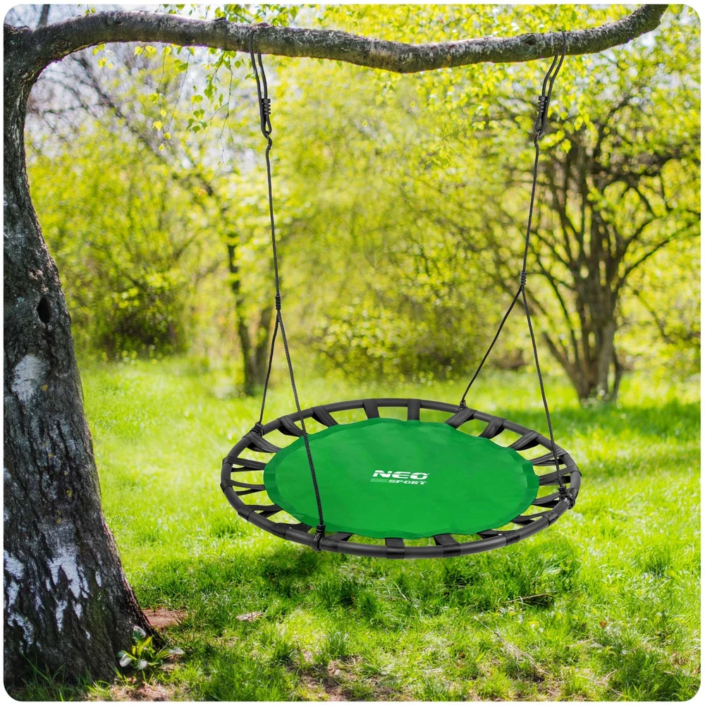 Neo-Sport Sūpynės gandro lizdui SWINGO XXL 120 cm žalios