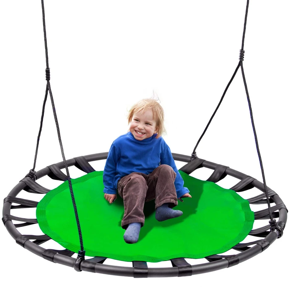 Neo-Sport Sūpynės gandro lizdui SWINGO XXL 120 cm žalios