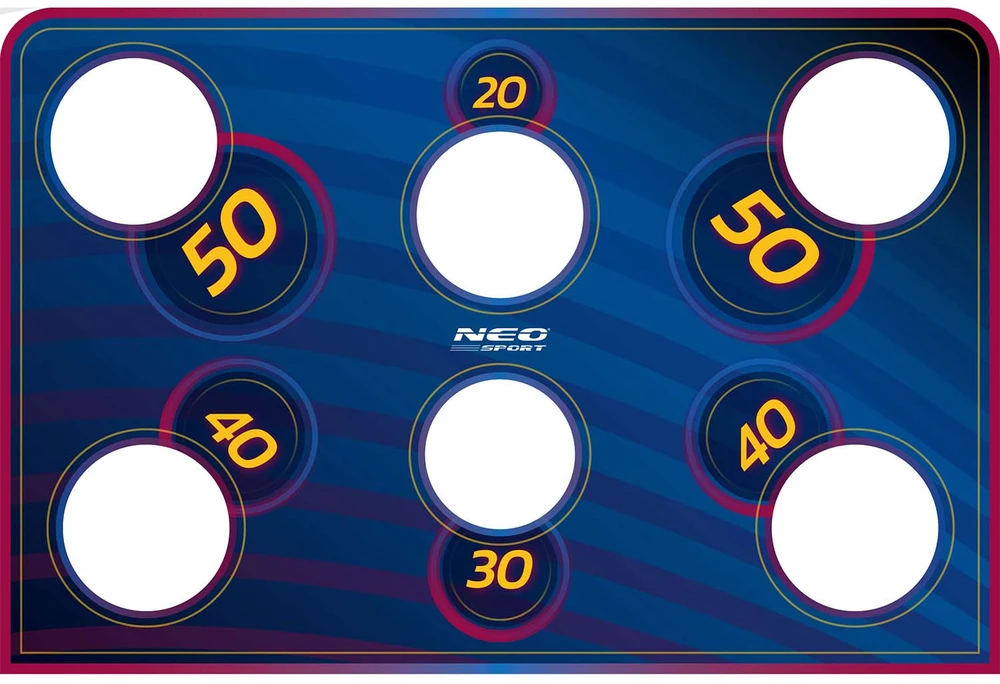 „Neo-Sport“ futbolo vartų taiklumo kilimėlis 180 x 120 cm