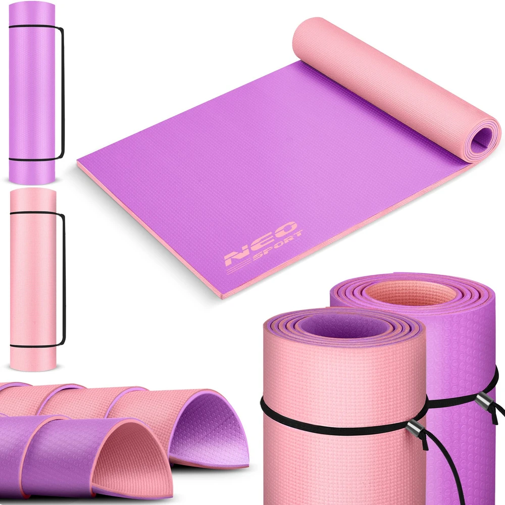 Mankštos kilimėlis 173 x 61 x 0,6 cm Neo-Sport - 19203 violetinė-rožinė
