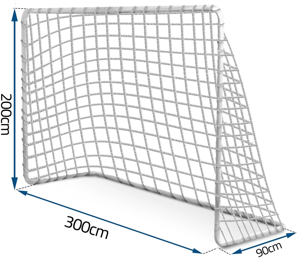Neo-Sport tvirta futbolo vartų tinklas 300 x 200 x 90 cm