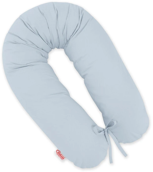 Bobono Ilga mėlyna nėščiosios pagalvė su nuimamu užvalkalu