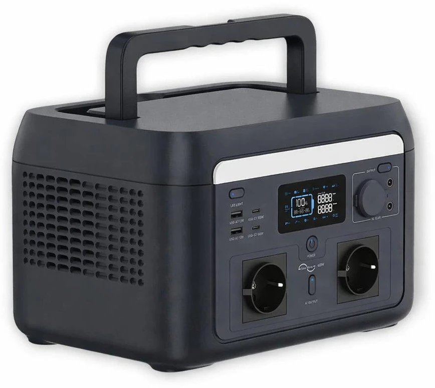 Nešiojama energijos saugykla V-TAC 600W 512Wh LiFePO4