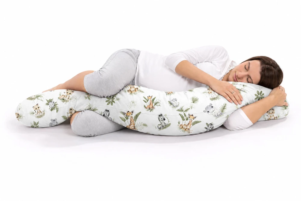 Nėštumo pagalvė Bobono Longer su nuimamu užvalkalu Little Safari