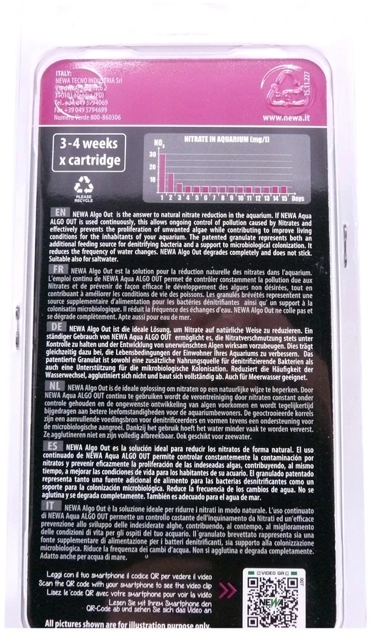 NEWA akvariumo filtro medija ALGO