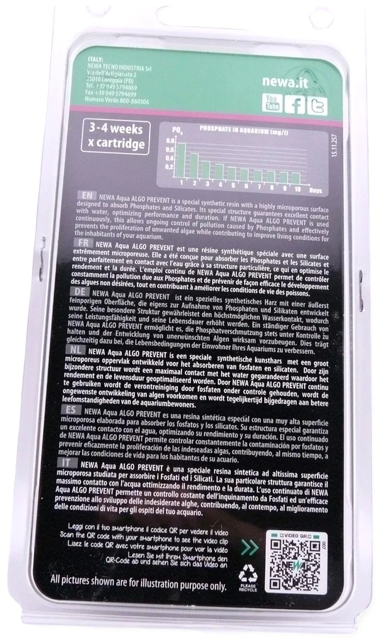 NEWAQUA filtro algų prevencija COBRA