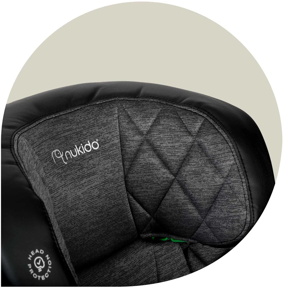 Automobilinė kėdutė Nukido Louis juoda ir pilka 15-36 kg ISOFIX