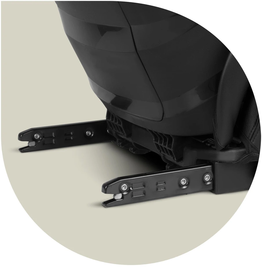 Automobilinė kėdutė Nukido Louis juoda 15-36 kg ISOFIX