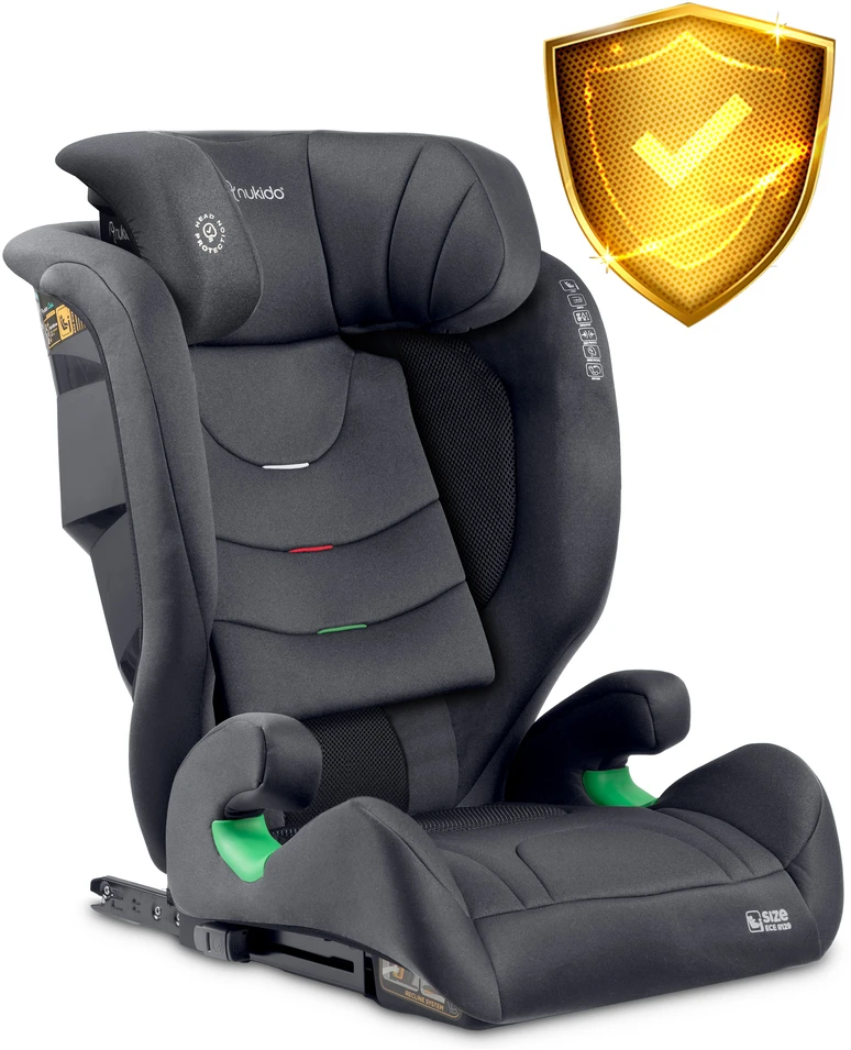 Nukido Louis Soft pilka automobilinė kėdutė 15-36 kg ISOFIX