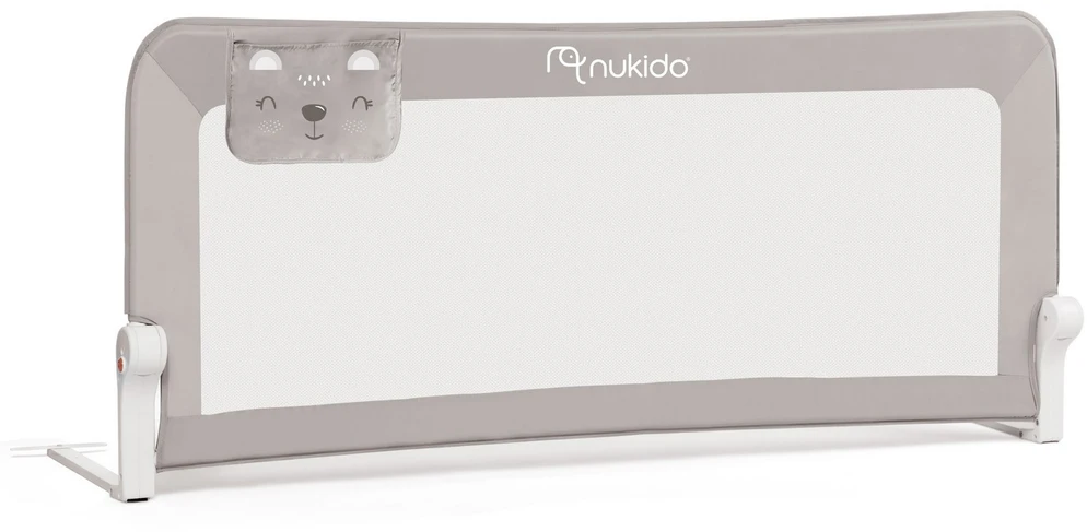 Apsauginis turėklas lovai Nukido 150 x 66 x 35 cm, Pilkos spalvos