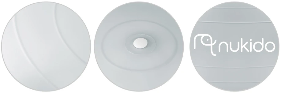 Nukido Nėščiųjų aerobikos kamuolys 65 cm NS-951 pilkas
