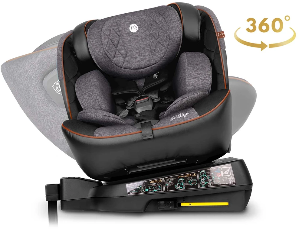 Mimoka Nukido Prestige Line autokėdutė juoda/pilka 0-36kg ISOFIX