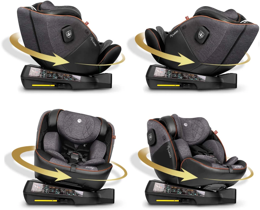 Mimoka Nukido Prestige Line autokėdutė juoda/pilka 0-36kg ISOFIX