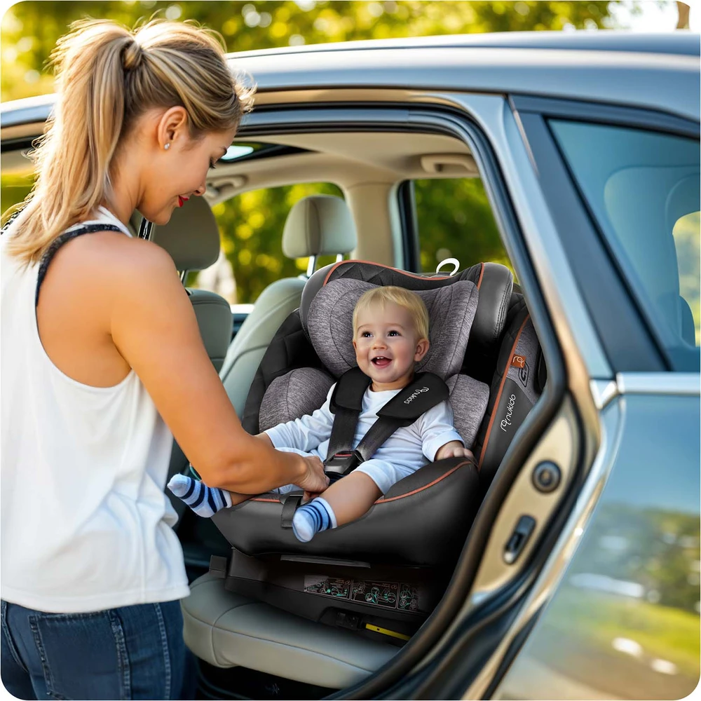 Mimoka Nukido Prestige Line autokėdutė juoda/pilka 0-36kg ISOFIX