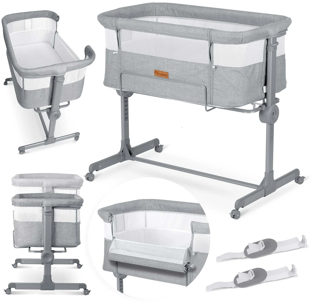 Nukido pristatoma kelioninė lovytė 0-5mėnesių, 9kg, NK-243
