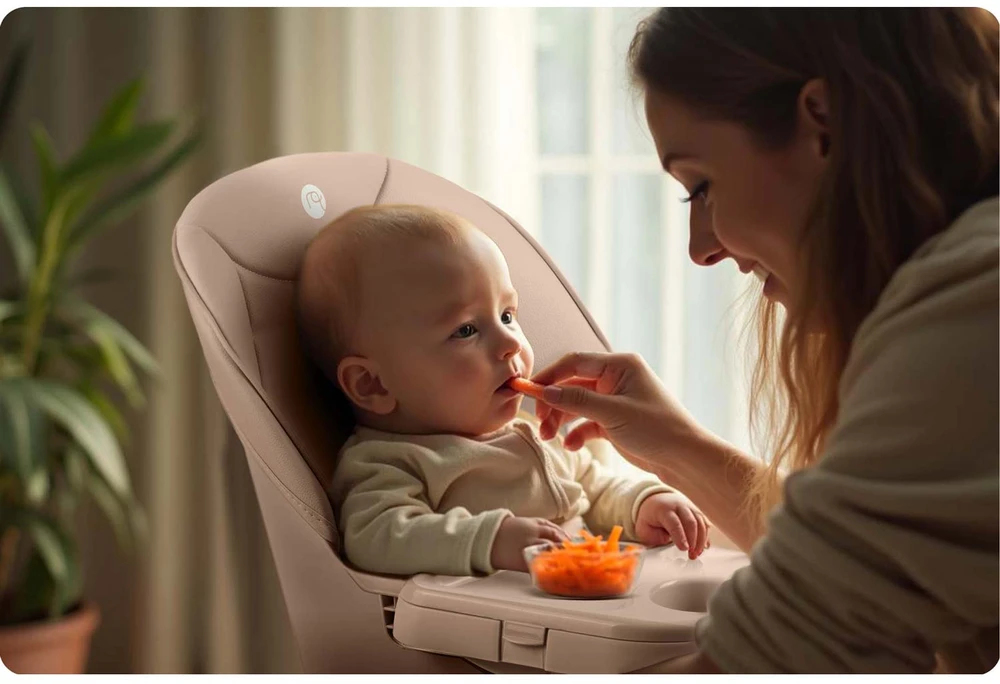 Maitinimo kėdutė Nukido Tilo, rožinė, 3 in1