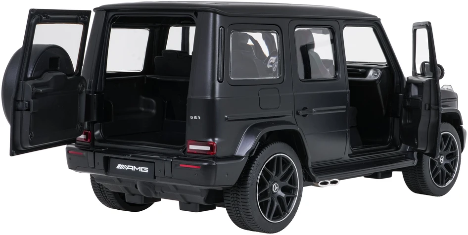 Nuotolinio valdymo automobilis Mercedes AMG G63 1:14 juodas