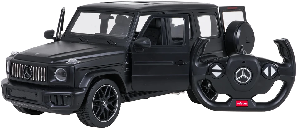 Nuotolinio valdymo automobilis Mercedes AMG G63 1:14 juodas