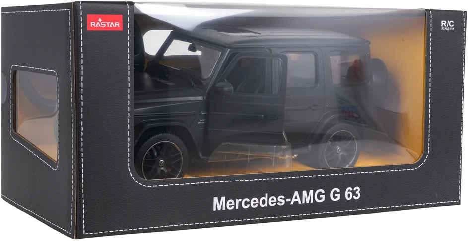 Nuotolinio valdymo automobilis Mercedes AMG G63 1:14 juodas