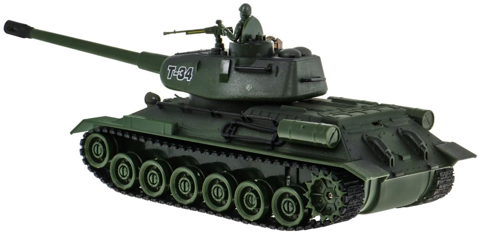 DWM Nuotolinio valdymo tankas Tiger Vs T-34 1:28
