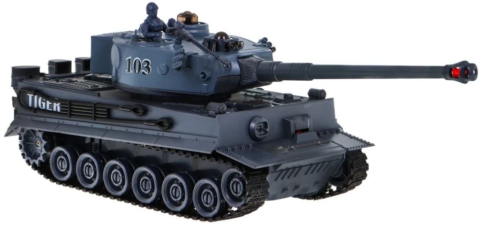 DWM Nuotolinio valdymo tankas Tiger Vs T-34 1:28