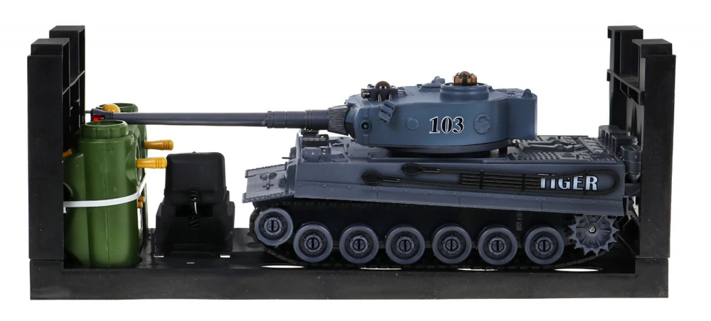 DWM Nuotolinio valdymo tankas Tiger Vs T-34 1:28