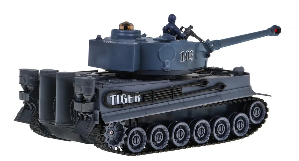 DWM Nuotolinio valdymo tankas Tiger Vs T-34 1:28