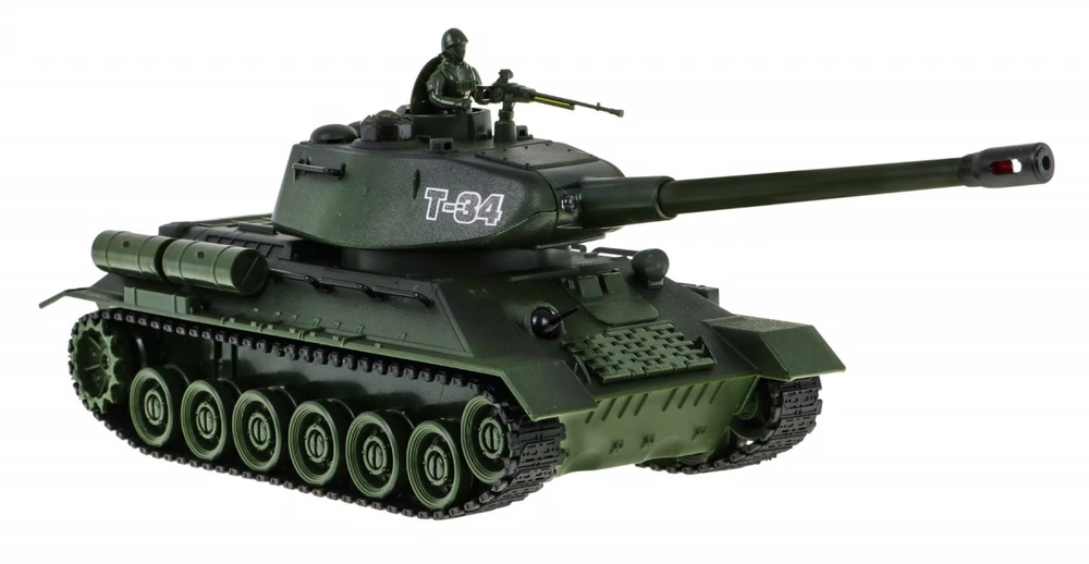 DWM Nuotolinio valdymo tankas Tiger Vs T-34 1:28