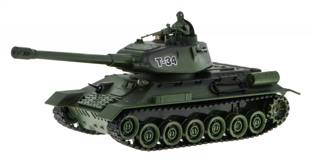 DWM Nuotolinio valdymo tankas Tiger Vs T-34 1:28