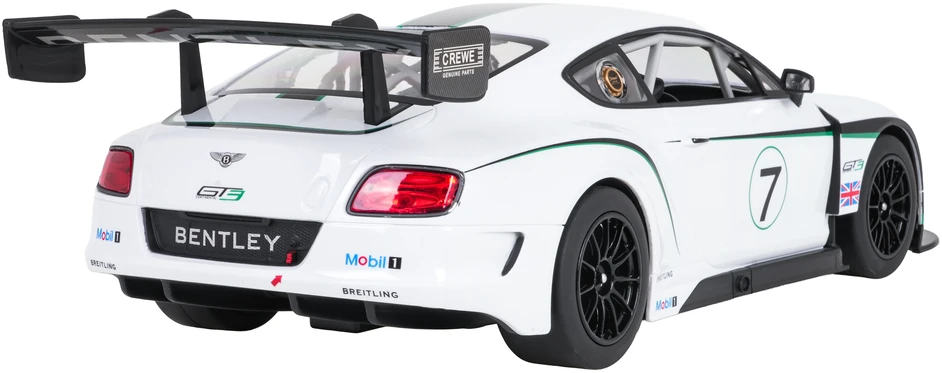 Nuotoliniu būdu valdoma 1:14 Bentley Continental GT3 balta RASTAR