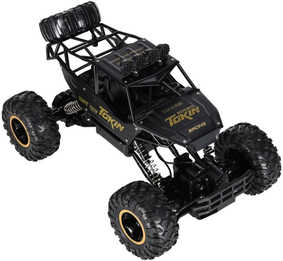 KIK RC automobilis Rock Crawler 1:12 4WD METAL juodas