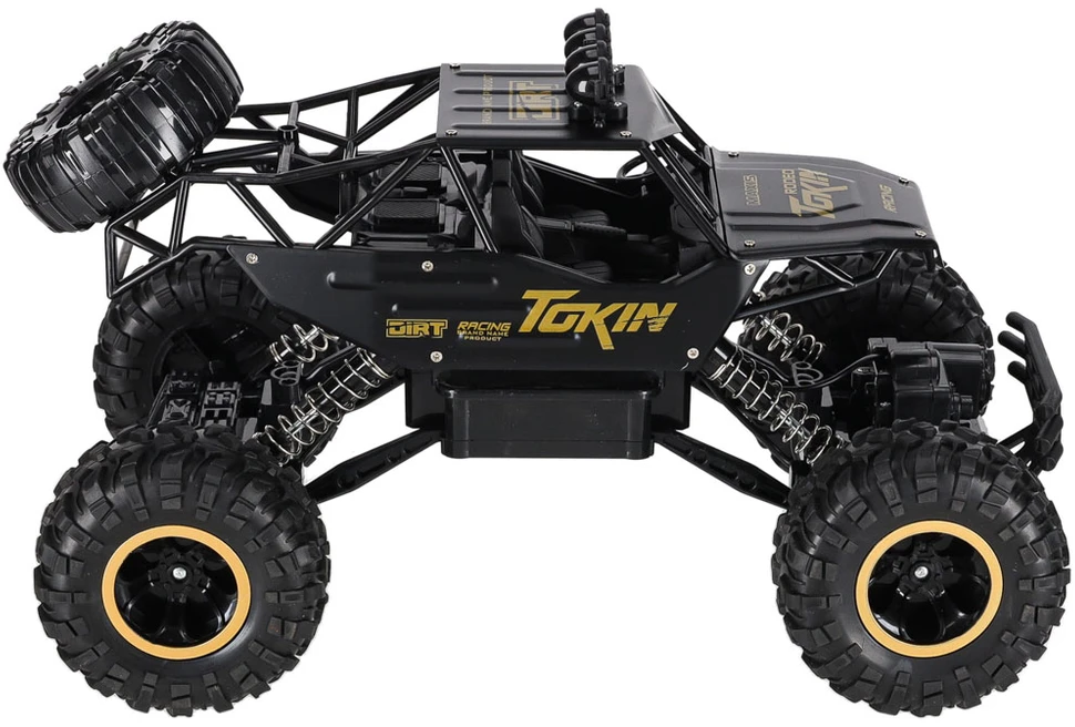KIK RC automobilis Rock Crawler 1:12 4WD METAL juodas