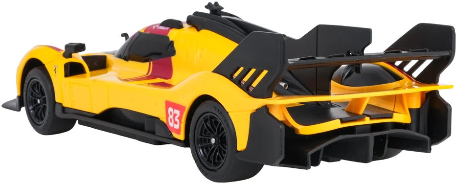 Nuotoliniu būdu valdoma Ferrari 499P-N83 1:24 geltona RASTAR