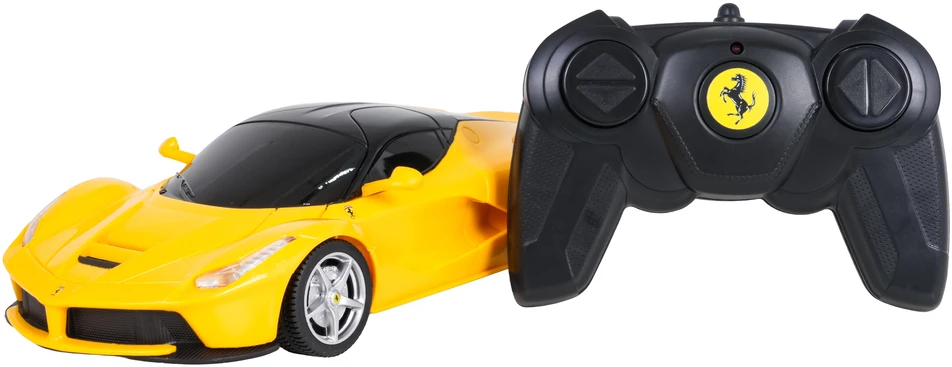 Nuotoliniu būdu valdoma Ferrari LaFerrari 1:24 geltona RASTAR