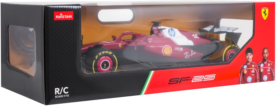 Rastar Nuotoliniu būdu valdoma Ferrari SF-25 1:12 raudona mašina