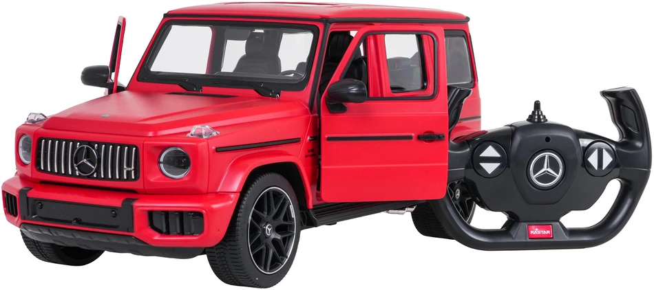 Nuotoliniu būdu valdoma Mercedes AMG G63 1:14 raudonas RASTAR