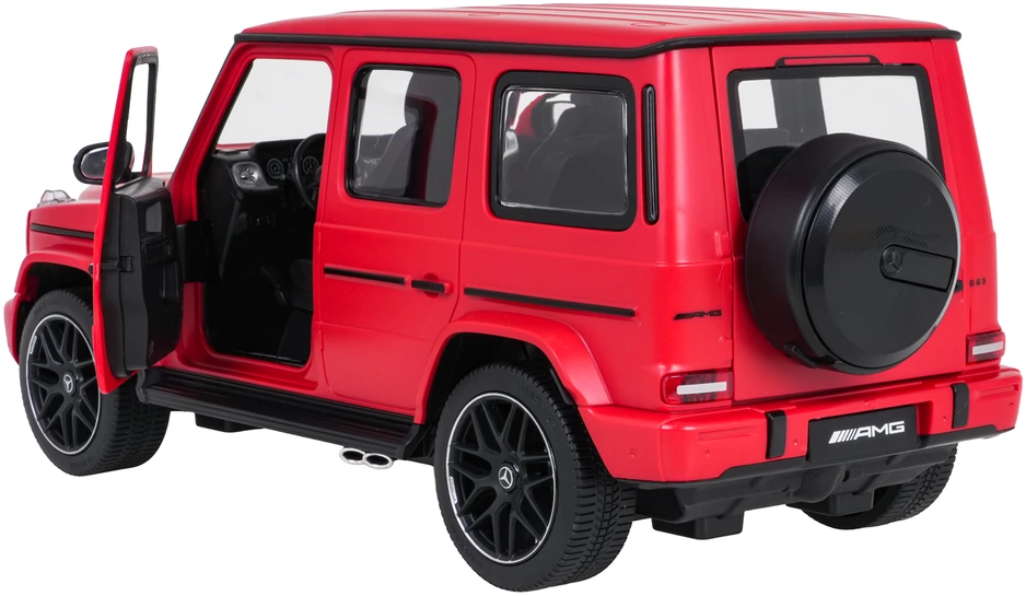 Nuotoliniu būdu valdoma Mercedes AMG G63 1:14 raudonas RASTAR