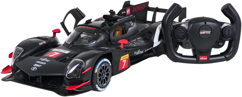 Rastar Nuotoliniu būdu valdoma Toyota GAZOO Racing GR010 Hybrid 1:14 juoda