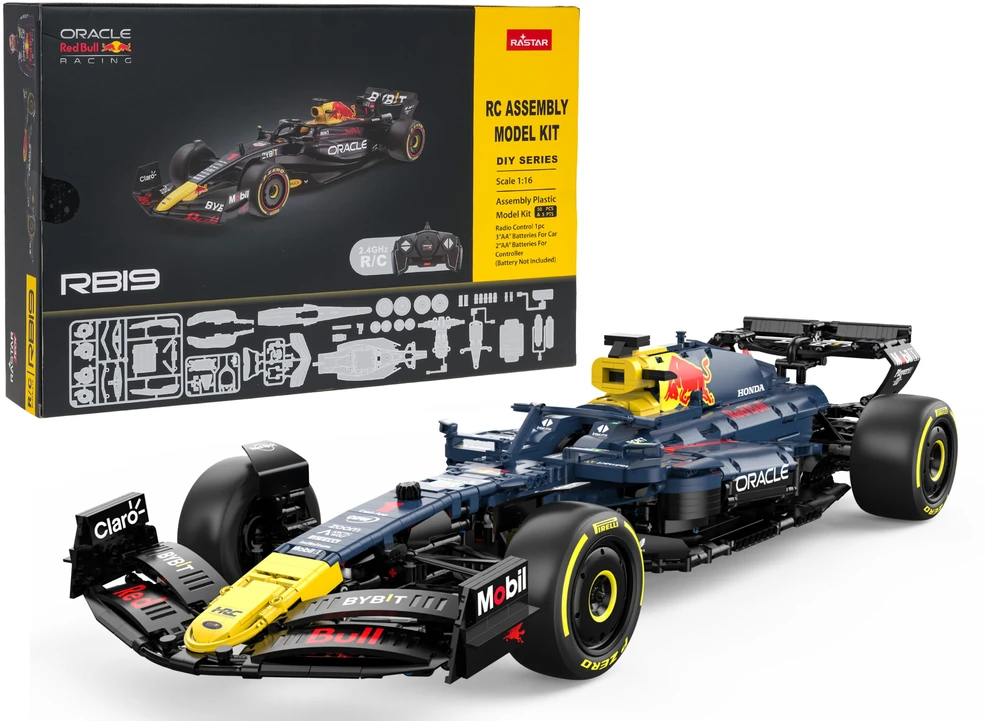 RASTAR 1:16 R/C surenkamas ir R/C valdomas automodelis Oracle Raudona Bull Racing RB19, 92600