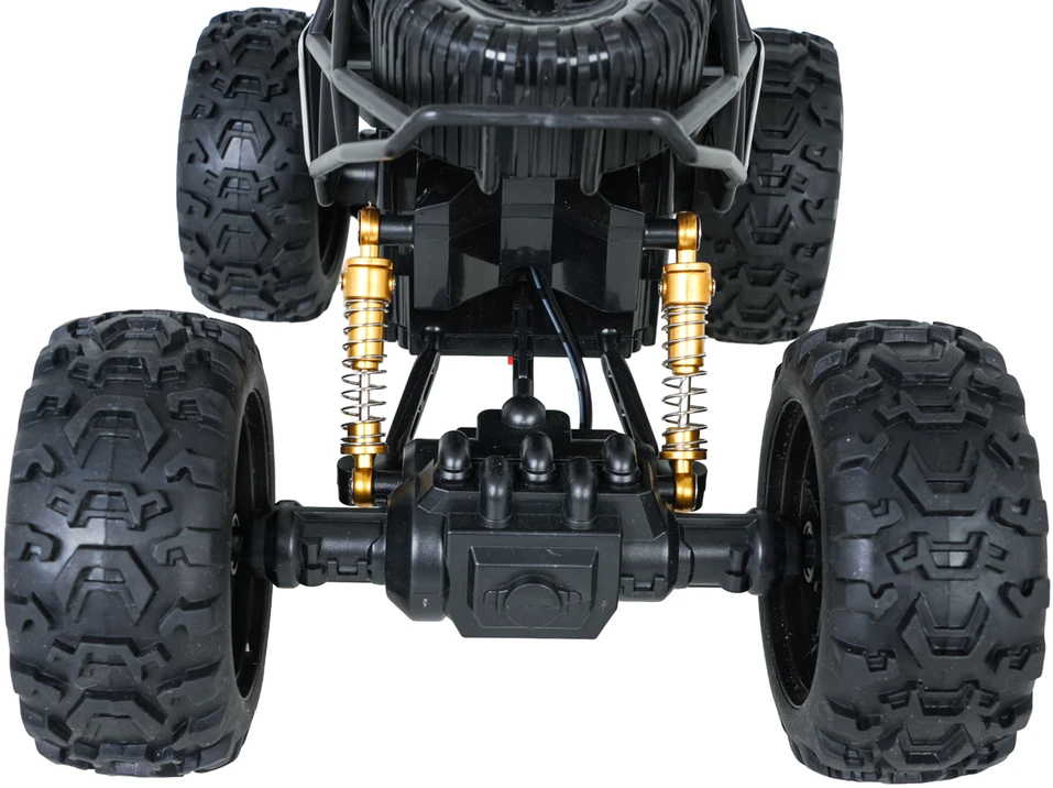 Nuotoliniu būdu valdomas 1:18 metalo visureigis Climb Power sidabrinis