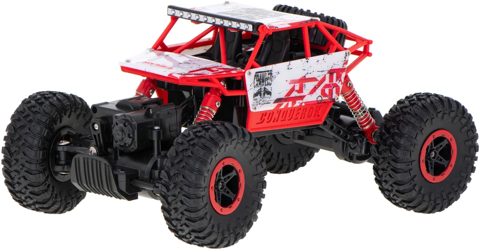 Roger RC automobilis Rock Crawler HB 2.4GHz 1:18 raudonas