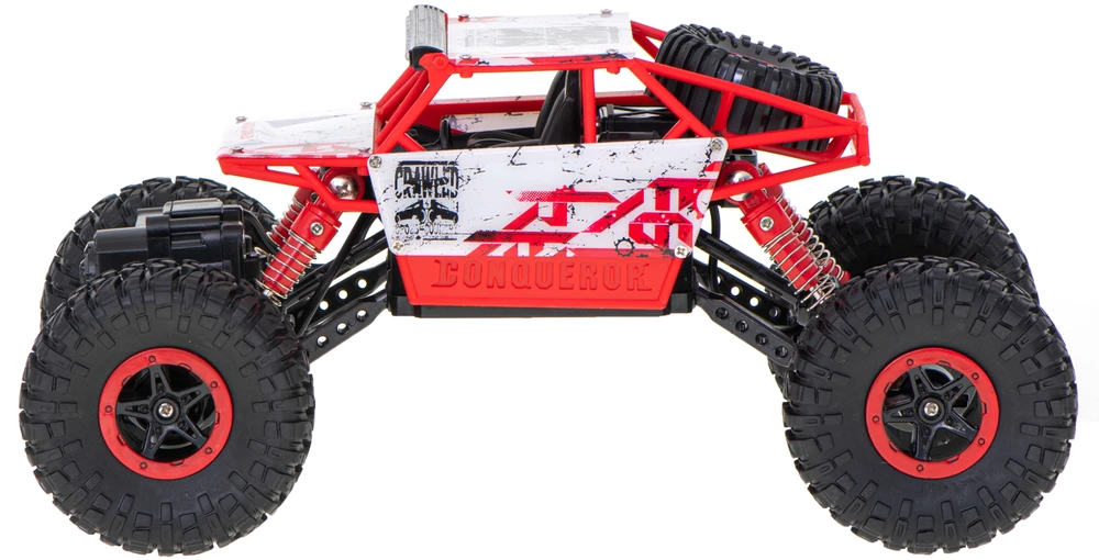 Roger RC automobilis Rock Crawler HB 2.4GHz 1:18 raudonas