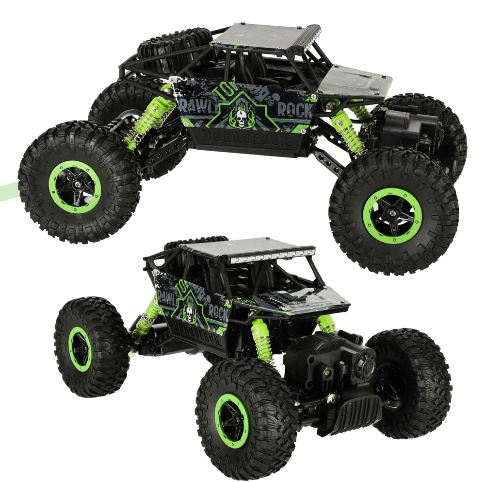 RC automobilis Rock Crawler HB 2.4GHz 1:18 žalias