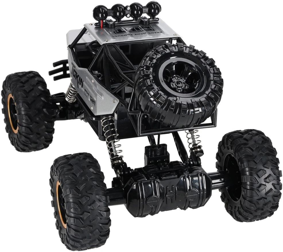 Roger RC automobilis Rock Crawler 1:12 4WD METAL sidabrinis